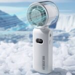 冷却プレート付 小型扇風機 100段高速大風量 携帯扇風機 13000RPM 4000mAh内臓バッテリー S27 ミニ扇風機 ハンディファン 携帯扇風機 風量調節 熱中症対策 全2色  SKU:IPC03132025022 - Image 10
