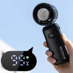 冷却プレート付 小型扇風機 100段高速大風量 携帯扇風機 13000RPM 4000mAh内臓バッテリー S27 ミニ扇風機 ハンディファン 携帯扇風機 風量調節 熱中症対策 全2色  SKU:IPC03132025022 - Image 7