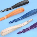 腕ストラップ  本革製 スマホ ストラップ スマホ全機種対応 18CM スマホアクセサリ ストラップ 落下防止 携帯ストラップ  全5色  SKU:IPC03132025029 - Image 2