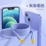 Type-c to Type-c 充電ケーブル PD20W  66W 急速充電 ケーブル 1.0m  シリコン素材 USB Type-Cケーブル 高耐久 断線防止  充電ケーブル 全3色 SKU:IPC03132025030 - Image 6