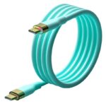 Type-c to Type-c 充電ケーブル PD20W  66W 急速充電 ケーブル 1.0m  シリコン素材 USB Type-Cケーブル 高耐久 断線防止  充電ケーブル 全3色 SKU:IPC03132025030 - Image 3