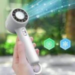 小型扇風機 ハンディファン 3段階風量調整  14000RPM  165g 冷却プレート付  携帯扇風機  ミニ扇風機 手持ち扇風機 充電式扇風機  SKU:IPC03132025037 - 画像 (3)