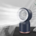 扇風機 加湿器 ファン 噴霧機能 デスクトップ ポータブル ミニスプレー加湿冷却ファン 3600mAh内臓バッテリー 噴霧ファン 卓上扇風機  USB充電  熱中症対策 全2色 SKU:IPC03132025045 - Image 11