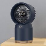 扇風機 加湿器 ファン 噴霧機能 デスクトップ ポータブル ミニスプレー加湿冷却ファン 3600mAh内臓バッテリー 噴霧ファン 卓上扇風機  USB充電  熱中症対策 全2色 SKU:IPC03132025045 - Image 9