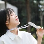 クリップファン 日傘 首かけ  多機能ハンディファン 2000mAh内臓バッテリー ミニ扇風機 風量調整 携帯扇風機  USB 充電式 卓上扇風  全3色 SKU:IPC03132025046 - Image 14