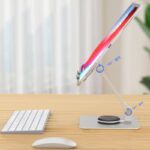 折り畳式 スタンド 薄型 タブレット スマホ用 スタンド コンパクト スマートフォンスタンド 卓上 アルミ合金 iPhone iPad Androidスマホ 多機種対応可能 全4色 SKU:IPC03172025003 - Image 6