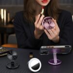 マグネット式  補光ライト  折畳式 補光ライト コンパクト収納可能 自撮り用ライト スマホ撮影補助 LEDライト 撮影用 照明 全4色 SKU:IPC03172025005 - Image 2