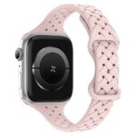 42/44/45/46/49mm シリコン製 ベルト 細型 バンド アップルウォッチ バンド ベルト Apple Watch 38/40/41/42mm 交換ベルト 全12色 SKU:IPC03192025009 - Image 2