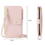 スマホショルダー 合成革 斜めがけバッグ 通勤バッグ 小物収納 財布 スマホポーチ お財布 レディース ショルダーバッグ スマホショルダーバッグ 全7色 SKU:IPC03252025005 - Image 23