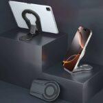 両面強磁力 MagSafe対応 スマホスタンド 360度回転 マグネット式 マグセーフ iPhoneホルダー バンカースタンド 角度調整 スタンド  全2色 SKU:IPC03252025023 - Image 3