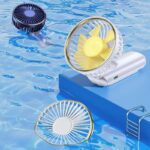 ハンディファン ミニ扇風機 携帯扇風機 3600mAh内臓バッテリー USB 充電式 3段階風量調整 卓上扇風機 アウトドア ファン 熱中症対策 全3色 SKU:IPC03252025042 - Image 4