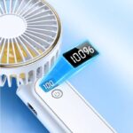 ハンディファン ミニ扇風機 携帯扇風機 3600mAh内臓バッテリー USB 充電式 3段階風量調整 卓上扇風機 アウトドア ファン 熱中症対策 全3色 SKU:IPC03252025042 - Image 13