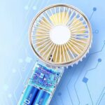ハンディファン ミニ扇風機 携帯扇風機 3600mAh内臓バッテリー USB 充電式 3段階風量調整 卓上扇風機 アウトドア ファン 熱中症対策 全3色 SKU:IPC03252025042 - Image 8