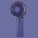 ハンディファン ミニ扇風機 携帯扇風機 3600mAh内臓バッテリー USB 充電式 3段階風量調整 卓上扇風機 アウトドア ファン 熱中症対策 全3色 SKU:IPC03252025042 - Image 6