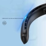 PSE認証取得 首掛け扇風機 携帯扇風機 首掛けファン ポータブルファン USB充電式 羽なし扇風機 4000mAh内臓バッテリー 360度 冷却 3段階風量調節 ハンディファン 熱中症対策  全2色 SKU:IPC03252025047 - 画像 (8)
