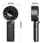 ハンディファン ミニ扇風機  携帯扇風機 3600mAh内臓バッテリー USB 充電式 6段階風量調整 卓上扇風機 アウトドア ファン  全3色 SKU:IPC03252025048 - 画像 (13)