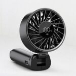ハンディファン ミニ扇風機  携帯扇風機 3600mAh内臓バッテリー USB 充電式 6段階風量調整 卓上扇風機 アウトドア ファン  全3色 SKU:IPC03252025048 - 画像 (9)