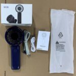 ハンディファン ミニ扇風機  携帯扇風機 3600mAh内臓バッテリー USB 充電式 6段階風量調整 卓上扇風機 アウトドア ファン  全3色 SKU:IPC03252025048 - 画像 (4)
