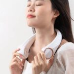首掛け扇風機 携帯扇風機 首掛けファン  ポータブルファン USB充電式  羽なし扇風機 4000mAh内臓バッテリー  360度 冷却 3段階風量調節 ハンディファン  熱中症対策  全3色 SKU:IPC03252025054 - 画像 (11)