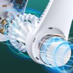 首掛け扇風機 携帯扇風機 首掛けファン  ポータブルファン USB充電式  羽なし扇風機 4000mAh内臓バッテリー  360度 冷却 3段階風量調節 ハンディファン  熱中症対策  全3色 SKU:IPC03252025054 - 画像 (10)