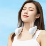 首掛け扇風機 携帯扇風機 首掛けファン  ポータブルファン USB充電式  羽なし扇風機 4000mAh内臓バッテリー  360度 冷却 3段階風量調節 ハンディファン  熱中症対策  全3色 SKU:IPC03252025054 - 画像 (7)
