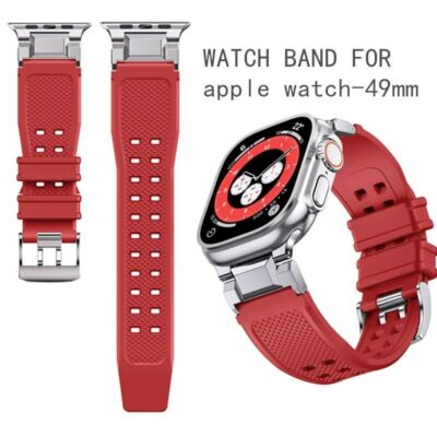 42/44/45/46/49mmシリコン製 ベルト アップルウォッチ 本革製 バンド ベルト Apple Watch 42/44/45/46/49mm  交換ベルト 全10色 SKU:IPC03252025070