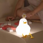 1200mAhバッテリー内蔵  卓上ライト ベッドライト スマホスタンド機能 3段階調光 授乳ライト マシュマロライト 柔らかい シリコン 調光機能 テーブルライト  SKU:IPC03282025005 - 画像 (8)
