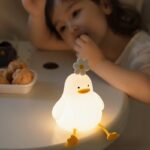 1200mAhバッテリー内蔵  卓上ライト ベッドライト スマホスタンド機能 3段階調光 授乳ライト マシュマロライト 柔らかい シリコン 調光機能 テーブルライト  SKU:IPC03282025005 - 画像 (6)