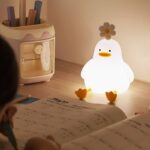 1200mAhバッテリー内蔵  卓上ライト ベッドライト スマホスタンド機能 3段階調光 授乳ライト マシュマロライト 柔らかい シリコン 調光機能 テーブルライト  SKU:IPC03282025005 - 画像 (5)