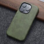 iPhone 16 合成革製 背面型ケース iPhone 16pro max 背面型ケース magsafe対応ケース iPhone 16 PUレザー ケース スマホケース  全8色  SKU:IPC03282025010 - Image 18