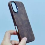 iPhone 16 合成革製 背面型ケース iPhone 16pro max 背面型ケース magsafe対応ケース iPhone 16 PUレザー ケース スマホケース  全8色  SKU:IPC03282025010 - Image 16