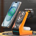 3in1ワイヤレス充電器 Apple watch &Air Pods充電可能 ワイヤレス充電 スタンド機能 PD15W 快速充電器 magsafe充電器 全4色 SKU:IPC04142023019LS - Image 8