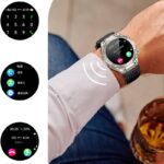 [技適マーク取得済み]多国言葉(日本語)対応 JA01 1.43inch大画面 多機能腕時計 250mAh大容量バッテリー内臓 5.1対応 スマートウォッチ 体表面温度  IP65防水  血中酸素 腕時計 24時間健康管理 歩数計 全3色 SKU:IPC04272024046LS - Image 17