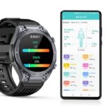 [技適マーク取得済み]多国言葉(日本語)対応 JA01 1.43inch大画面 多機能腕時計 250mAh大容量バッテリー内臓 5.1対応 スマートウォッチ 体表面温度  IP65防水  血中酸素 腕時計 24時間健康管理 歩数計 全3色 SKU:IPC04272024046LS - Image 13