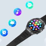 [技適マーク取得済み]多国言葉(日本語)対応 JA01 1.43inch大画面 多機能腕時計 250mAh大容量バッテリー内臓 5.1対応 スマートウォッチ 体表面温度  IP65防水  血中酸素 腕時計 24時間健康管理 歩数計 全3色 SKU:IPC04272024046LS - Image 7