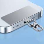 ステンレス製 0.4mm薄型 360度転回可能 スマホストラップ用 背面 シールパッド ネックストラップ ストラップホルダー アクセサリー   全5色 SKU:IPC04272024055LS - Image 11