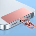 ステンレス製 0.4mm薄型 360度転回可能 スマホストラップ用 背面 シールパッド ネックストラップ ストラップホルダー アクセサリー   全5色 SKU:IPC04272024055LS - Image 10