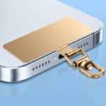 ステンレス製 0.4mm薄型 360度転回可能 スマホストラップ用 背面 シールパッド ネックストラップ ストラップホルダー アクセサリー   全5色 SKU:IPC04272024055LS - Image 8