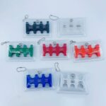 コインホルダー ラメ/クリア全2種類 PVC プラスチックボックスコインクリップ コイン分類 コインケース 財布 小銭入れ 便利グッズ 全10色 SKU:IPC04272024064LS - 画像 (5)