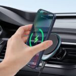 PD15W MagSafe車載充電器 強磁力 車載ホルダー エアコン吹出口 強磁力 スマホホルダー 15W高速充電 車載ホルダー 角度自由調節   SKU:IPC04272024066LS - 画像 (6)