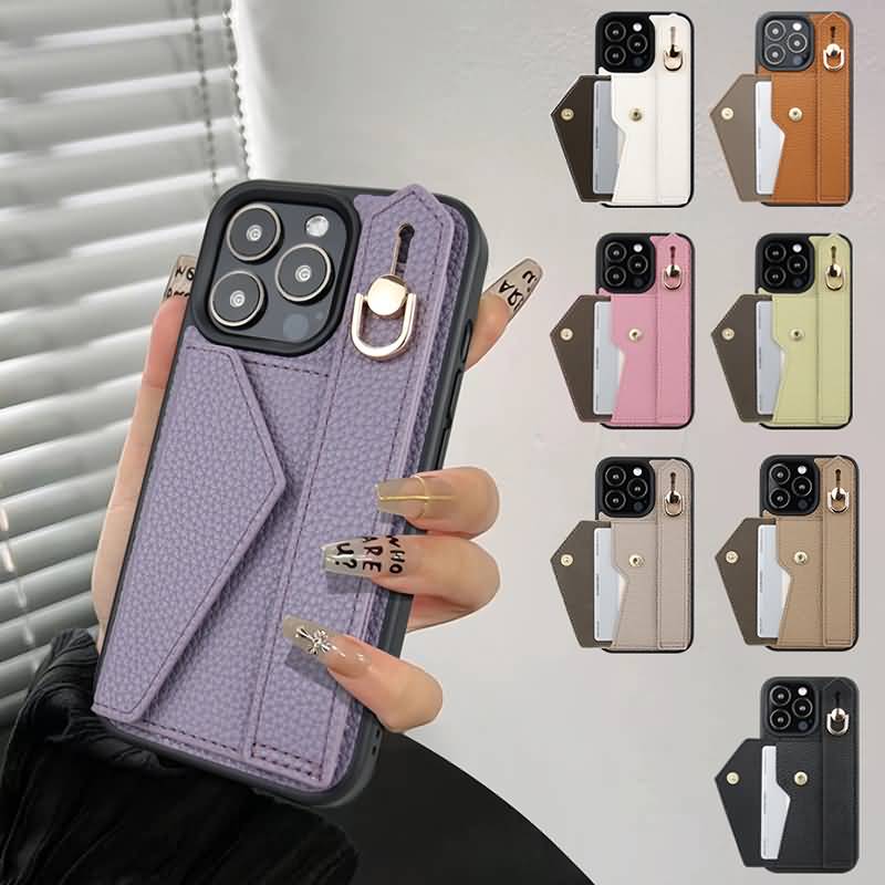 IPC04272024074LS-02.jpg iPhone15 ベルト付き 背面型ケース 15Pro PUレザー ケース カード収納可能 iPhone15Pro max PU合成革 レザー ケース スマホケース 全8色 SKU:IPC04272024074LS - 画像 (1)