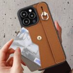 iPhone15 ベルト付き 背面型ケース 15Pro PUレザー ケース カード収納可能 iPhone15Pro max PU合成革 レザー ケース スマホケース 全8色 SKU:IPC04272024074LS - 画像 (6)
