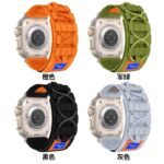 Apple watch 42/44/45/49mm アップルウォッチ バンド ベルト ナイロン製  42/44/45/49mm通用 交換用バンド 全4色 SKU:IPC04272024078LS - 画像 (3)