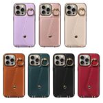 iPhone15 背面型ケース iPhone15Pro PUレザー ケース カード収納可能 iPhone15Pro max PU合成革 レザー ケース スマホケース 全7色 SKU:IPC04272024081LS - Image 2