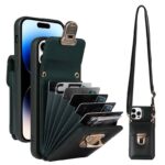 iPhone15 背面型ケース ストラップ付  iPhone15Plus PUレザーケース   ケード収納可能  スマホケース 全8色  SKU:IPC04272024090LS - Image 13