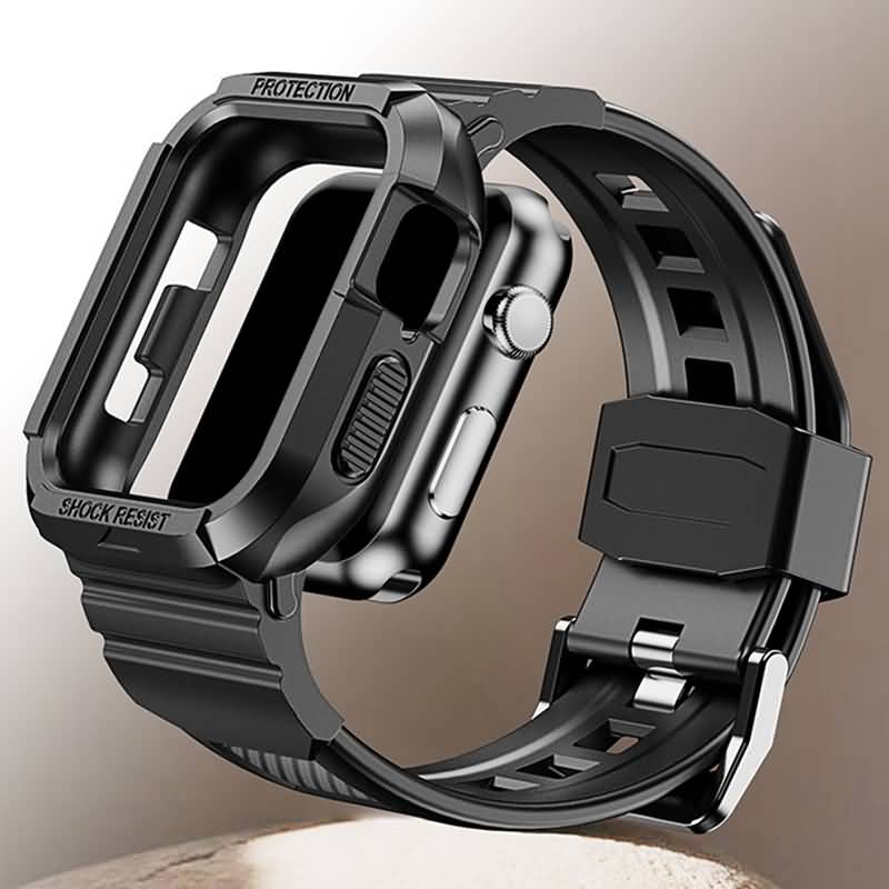 IPC04272024109LS-14.jpg 38mm/40mm/41mm Apple watch 一体型 バンド TPU製 バンド Apple Watch 42/44/45/49mmバンド アップルウォッチ バンド 取付簡単 全4色 SKU:IPC04272024109LS - 画像 (1)