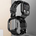 38mm/40mm/41mm Apple watch 一体型 バンド TPU製 バンド Apple Watch 42/44/45/49mmバンド  アップルウォッチ バンド 取付簡単 全4色 SKU:IPC04272024109LS - 画像 (3)