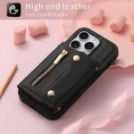 iPhone15背面型ケース ショルダーストラップ付きケース15Pro PUレザー ケース  iPhone15Pro max PU合成革 レザー ケース スマホケース 全5色 SKU:IPC05022024001 - Image 14