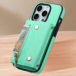 iPhone15背面型ケース ショルダーストラップ付きケース15Pro PUレザー ケース  iPhone15Pro max PU合成革 レザー ケース スマホケース 全5色 SKU:IPC05022024001 - Image 8