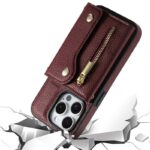 iPhone15背面型ケース ショルダーストラップ付きケース15Pro PUレザー ケース  iPhone15Pro max PU合成革 レザー ケース スマホケース 全5色 SKU:IPC05022024001 - Image 7